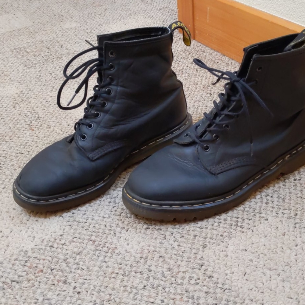 Dr. Marten's Vintage Black Combat Boots